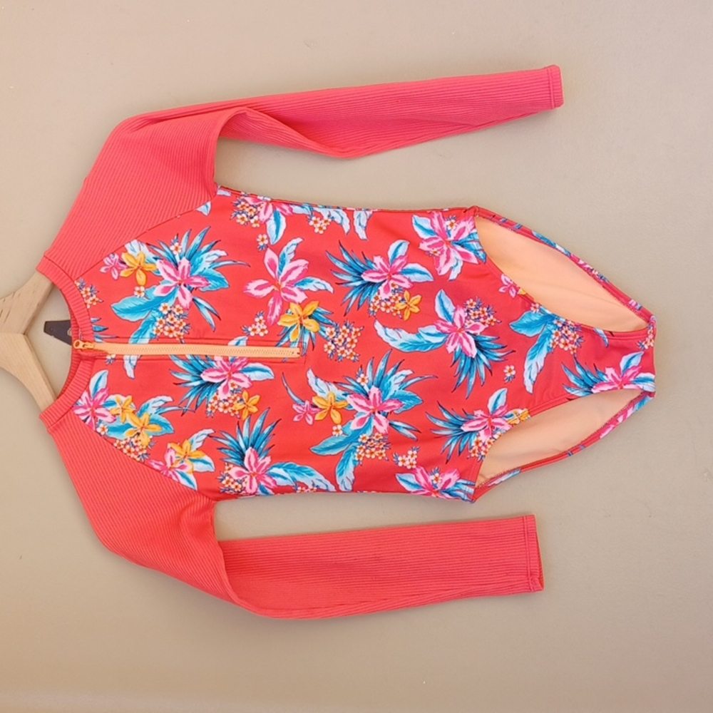 ART CLASS  GIRL RASH GUARD ONE PIECE SWIMSUIT SIZE L 10/12